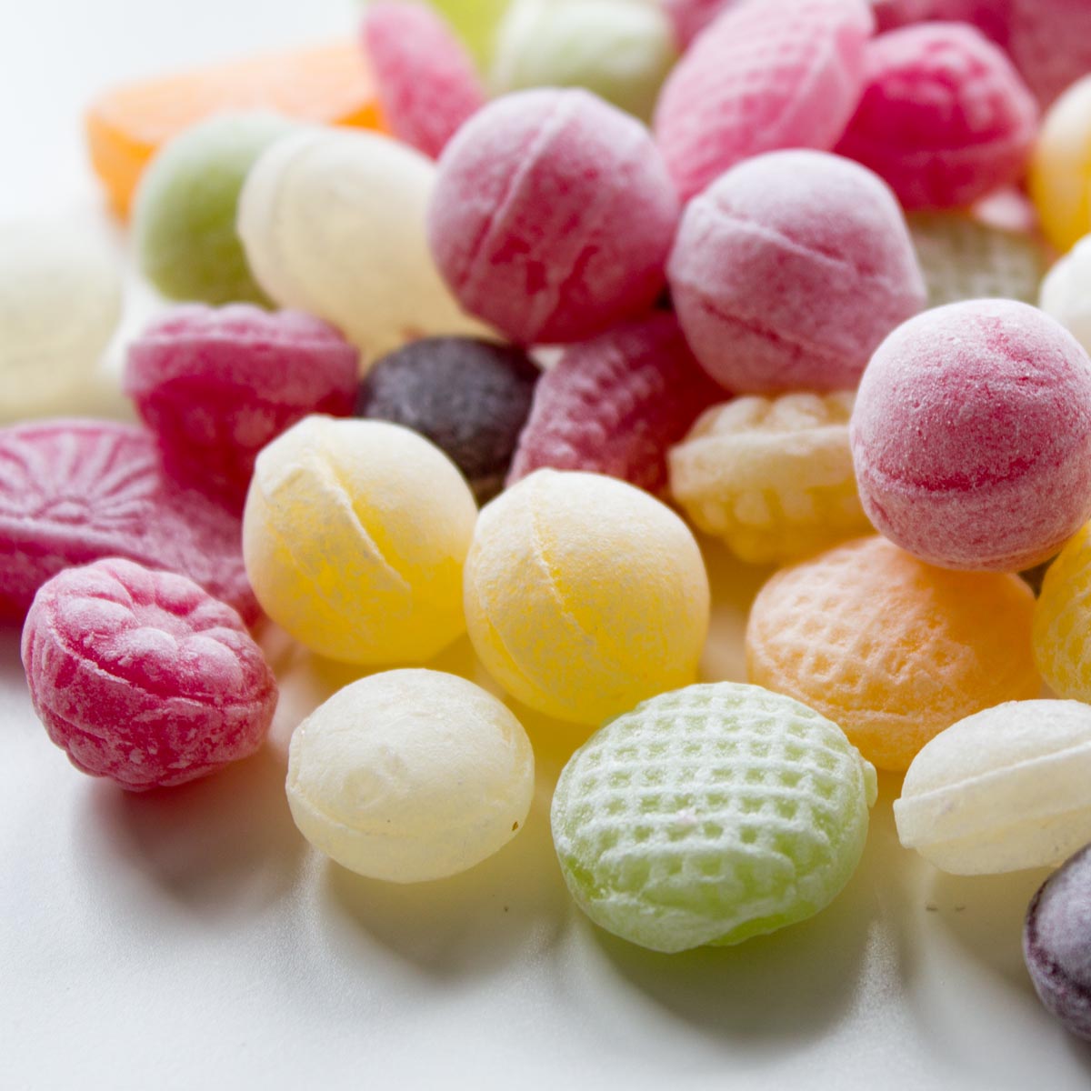 Fruchtbonbon bayerisch bunt